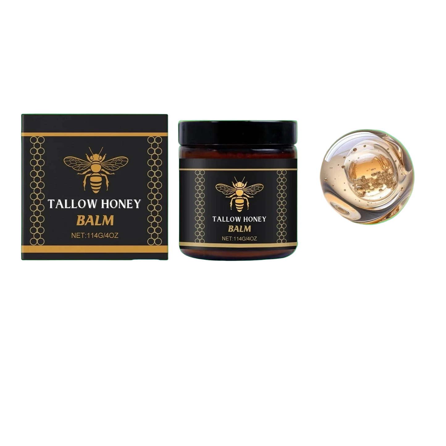 Beef Tallow Honey Face Cream Increase Skin Elasticity Improve Dryness Dullness Soft Smooth Skin Tightening Moisturizer Lotion